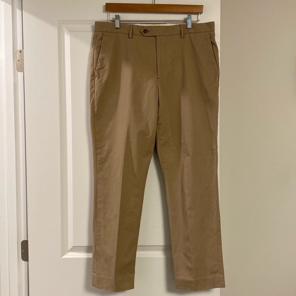 J Crew Men’s Bowery Dress Pant in Stretch Chino W34 L30